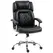 HOMCOM Big and Tall Office Chair 180kg with Spring Cushion, PU Leather - Black - 1