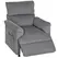 HOMCOM Corduroy Electric Massage Recliner - Grey - 1