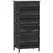 HOMCOM Chest of Four Fabric Drawers - Black - 1