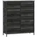 HOMCOM Chest of Eight Fabric Drawers - Black - 1