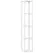 HOMCOM Floor Lamp with Shelves and 3 Brightness Levels - White - 1