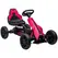 HOMCOM Kids Pedal Go Kart, with Adjustable Seat, EVA Wheels, Seat, Handbrake - Pink - 1