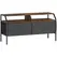 HOMCOM Industrial-Style TV Stand Cabinet - Brown - 1