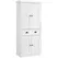 HOMCOM Kitchen Storage Cabinet with Drawer and Adjustable Shelves - White - 1