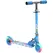 HOMCOM Kids Scooter, with Lights, Music, Adjustable Height, Foldable Frame, for Ages 3-7 Years - Blue - 1