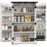 HOMCOM Multi-Storage Farmhouse Style Cabinet - White - 1