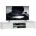HOMCOM Modern TV unit Cabinet Entertainment Centre for TVs up to 90" w/ Cabinet Shelf for Living room Bedroom White - 1