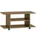 HOMCOM Modern TV Cabinet Stand Storage Shelves Table Mobile Bedroom Furniture Bookshelf Bookcase Walnut - 1