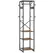 HOMCOM Multi-Storage Clothes Rack - Brown/Black - 1