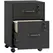 HOMCOM Rolling File Cabinet with 2 Drawers, Mobile Filing Cabinet with Hanging File Folder for Letter Sized Documents, Black - 1