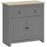HOMCOM Sideboard Storage Cabinet, Morden Kitchen Cupboard with Adjustable Shelf, Drawer and Double Doors, Sideboard for Living Room, Dining Room, Hallway, Grey - 1