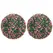 HOMCOM Set of Two Artificial Boxwood Balls Plants - Pink - 1
