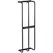 HOMCOM Six Large Towel Metal Holder, with Mounting Accessories - 1