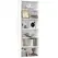 HOMCOM Six Shelf Bookcase - White - 1