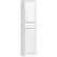 HOMCOM Tall Bathroom Cabinet with Arched Doors - White - 1