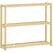 HOMCOM Three-Tier Bamboo Bathroom Rack - Natural Finish - 1