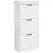 HOMCOM Three-Drawer Minimalistic Shoe Storage Cabinet, for 15 Shoes - 1