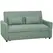 HOMCOM Three-Way Two-Seater Sofa Bed - Green - 1