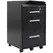 HOMCOM Three-Drawer Lockable Filing Cabinet - Black - 1