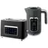 HOMCOM Touch Screen Kettle and Toaster Set - Grey - 1