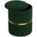 HOMCOM Velvet-Feel Storage Ottoman - Green - 1