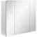 kleankin Wall Mounted Mirror Cabinet - White - 1