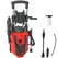 Outsunny 150-Bar Pressure Washer, with Accessories - Red/Black - 1