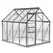 Outsunny 190 x 253 cm Walk-In Polycarbonate Greenhouse - Dark Grey - 1