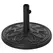 Outsunny 13kg Round Parasol Base Sun Umbrella Weight Stand Holder Patio Outdoor Garden, Black - 1