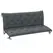 Outsunny 3 Seater Bench Cushion, Garden Chair Cushion with Back and Ties for Indoor and Outdoor Use, 98 x 150 cm, Dark Grey - 1