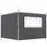 Outsunny 3 Meters Gazebo Replaceable Exchangeable Side Panel Wall Panels Walls With Window, Dark Grey - 1