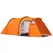 Outsunny 2-3 Man Tunnel Tents w/ Vestibule Camping Tent Porch Air Vents Weather-Resistant Shelter, Orange - 1