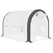 Outsunny 3 x 2(m) Walk-In Tunnel Greenhouse, with Accessories - White - 1