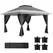 Outsunny 3.6 x 3.6m Pop-Up Gazebo, with Accessories - Grey - 1