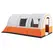 Outsunny 3000mm Waterproof Camping Tent, 5-6 Man Family Tent with Living and Bedroom, Carry Bag Included, Cream and Orange - 1