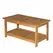 Outsunny 45 x 90cm Acacia Wood Two-Tier Garden Table - 1