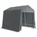 Outsunny 8 x 6.5 ft Outdoor Garden Storage Shed, Waterproof Bike Tent w/ Double Roll-up Zipper Door for Garden Tools, Dark Grey - 1