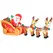 Outsunny 7.9ft Christmas Inflatable Santa on Sleigh with Two Reindeer, Outdoor Christmas Blow Up Decoration with Built-in LED Lights for Garden, Indoor Outdoor Home Decor - 1