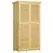 Outsunny 87 x 47 x 160cm Wooden Garden Shed, Sheds & Outdoor Storage with Asphalt Roof and 2 Lockable Doors, Natural - 1