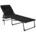 Outsunny Five-Position Reclining Sun Lounger - Black - 1