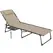 Outsunny Five-Position Reclining Sun Lounger - Beige - 1