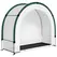 Outsunny Foldable Small Greenhouse, Portable Green House Mini Greenhouse with Zipper Door, PE Base, 200 x 80 x 164 cm, Green - 1