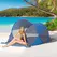 Outsunny Fibreglass Frame 2 Person Pop-Up Lightweight Camping Tent Blue - 1