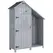Outsunny Garden Outdoor Storage Shed 3 Shelves Tilt Roof w/ Firewood Rack Log Carrier, 129L x 51.5W x 180H cm - 1