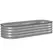 Outsunny Galvanised Raised Garden Bed, Metal Planter Box with Safety Edging, for Flowers, Herbs, Succulents, Silver - 1
