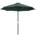 Outsunny Garden 3 m Parasol Umbrella, Outdoor Market Table Umbrella Sun Shade Canopy with 8 Ribs, Easy Push to Open, Green - 1