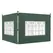 Outsunny Gazebo Side Panels, Sides Replacement with Window for 3x3(m) or 3x4m Pop Up Gazebo, 2 Pack, Green - 1