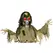 Outsunny Halloween Animated Skeleton with Glowing LED Eyes, Half-Body Scary Halloween Decorations, Battery Operated, Indoor Party Props - 1