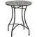 Outsunny Round Mosaic Tabletop Garden Table - Grey/Black - 1