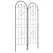 Outsunny Set of Two Spiral Anchor Garden Trellis Panels - 1